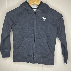 Abercrombie Kids Navy Blue wool lined Hoodie